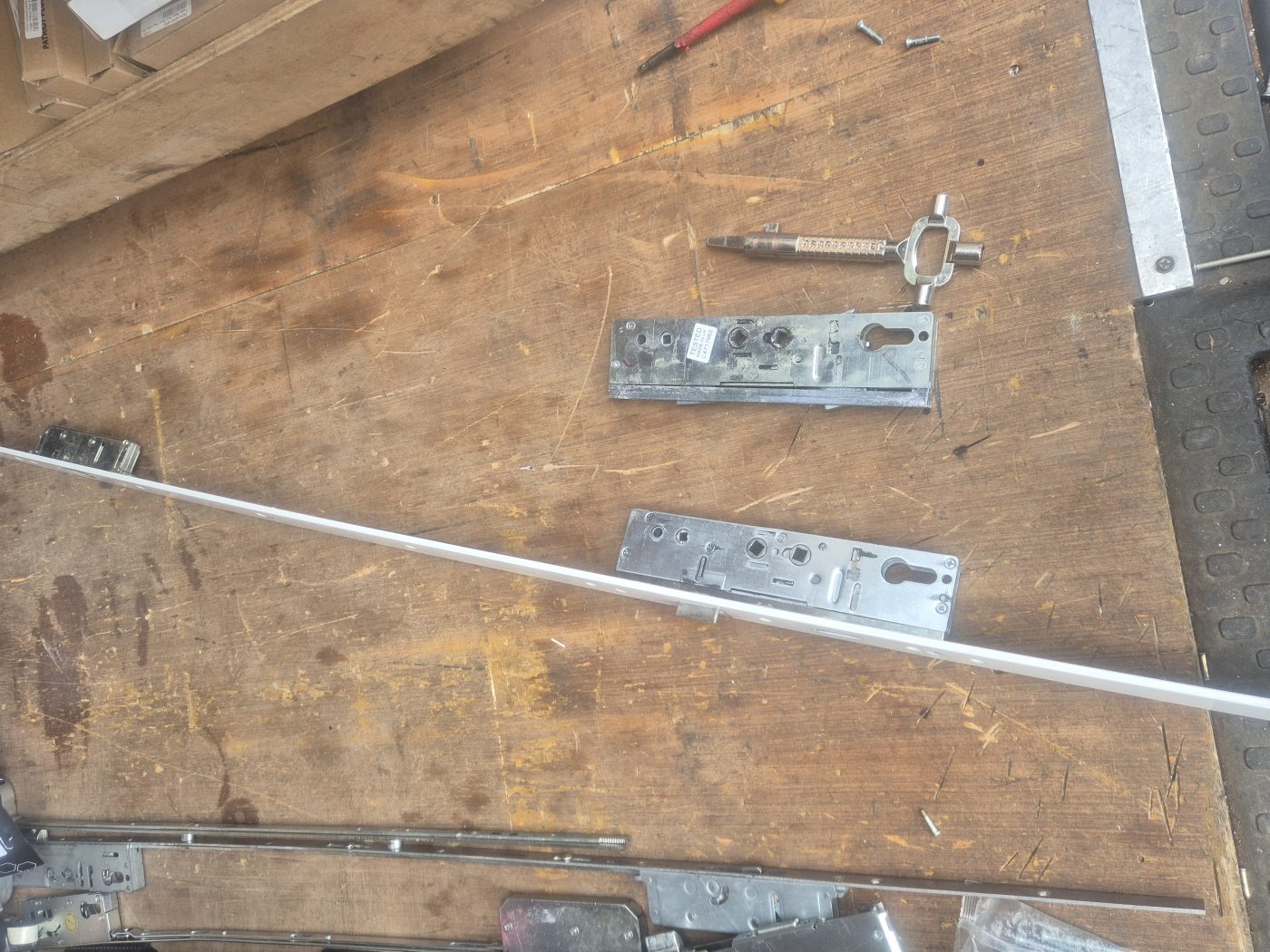 DW Locksmiths gearbox replacement & door realignment in Durham