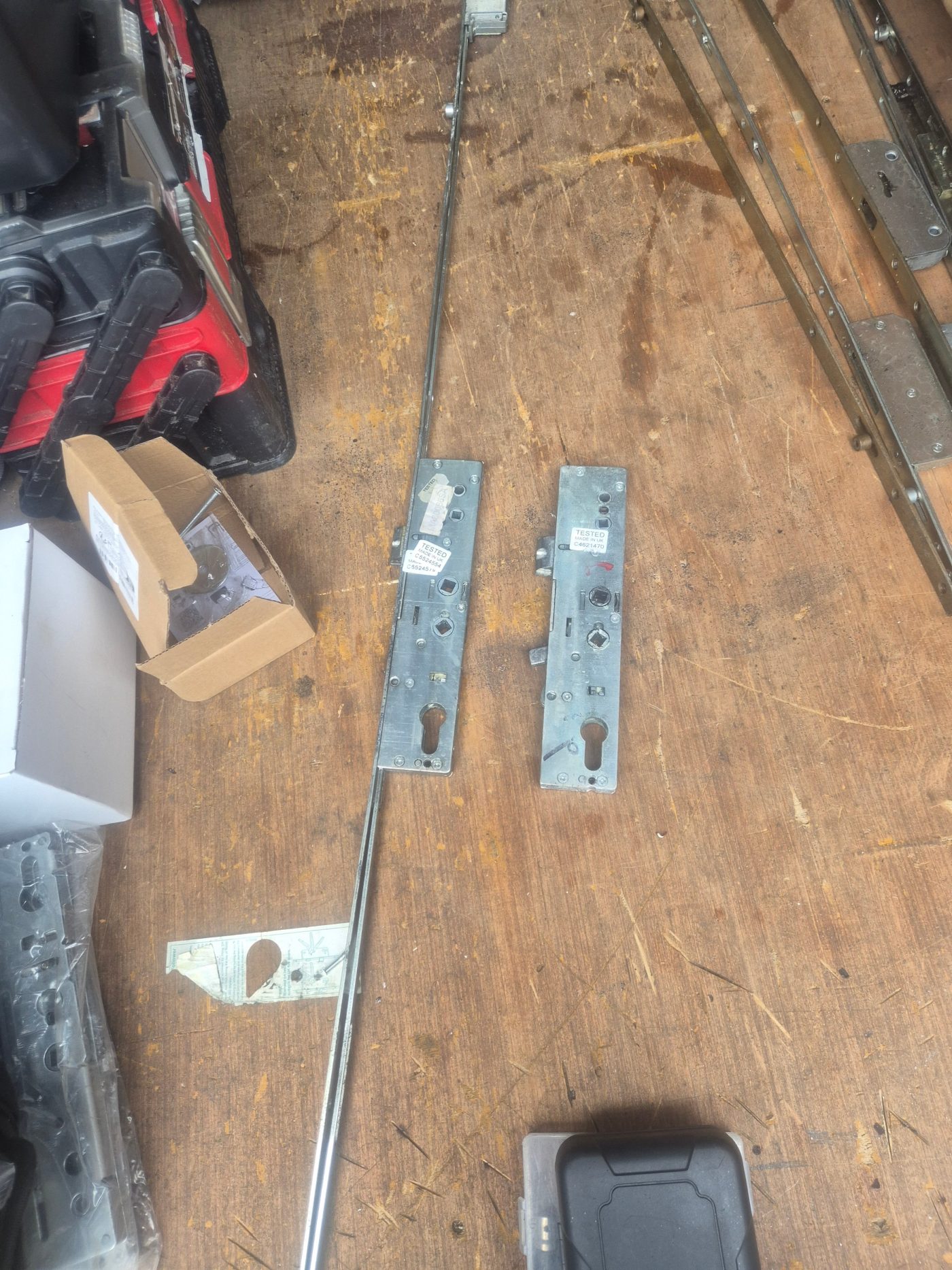 DW Locksmiths gearbox replacement & patio door repair in Ford Estate